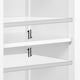 image 6 of Yaheetech 4-Tier Bathroom Floor Cabinet with Single Door White White
