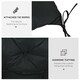 image 5 of Outsunny 3 Seater Garden Bench Cushion Outdoor Seat Pad with Ties Black | Black | 2 Seater