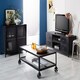 image 3 of Small Sideboard - Metalica Iron - L40 x W90 x H80 cm | Black