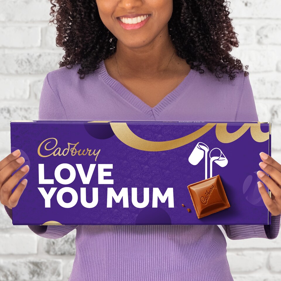 image 1 of Cadbury Dairy Milk Love You Mum Chocolate Gift Bar 850g