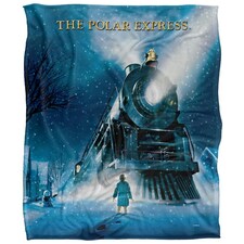 The Polar Express Movie Poster Blanket - Multicoloured - One Size