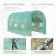 image 6 of Outsunny Greenhouse Polytunnel Walk-in Flower Plant Steel 4 x 2 M Outdoor
