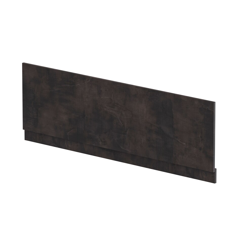 image 1 of Balterley Edge/Power Straight Front Bath Panel & Plinth | Grey | Metallic Slate | 1