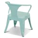 image 9 of COSTWAY Steel Kids Chair Set of 2 with Backrest Blue