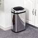 image 2 of HOMCOM 30L Automatic Kitchen Bin with Lid, Stainless Steel Sensor Bin with Infrared Motion Sensor for Home Office, Bathroom, Living Room, Silver | Silver | 1