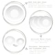 image 2 of Bormioli Rocco Prometeo Glass Dessert Plates - 24 x 19.5cm - White - Pack of 6 White