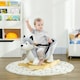image 2 of HOMCOM Husky-Shaped Baby Rocking Horse with Seatbelt, for Ages 18-36 Months
