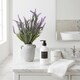 image 3 of Homescapes Artificial Potted Lavender Plant, 45cm, Purple