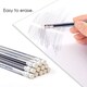 image 3 of Pack of 12 Sharpened Wooden Triangle HB Pencils with Eraser
