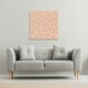 image 2 of line drawing abstract faces (Canvas Print) 101 x 101 x 4cm