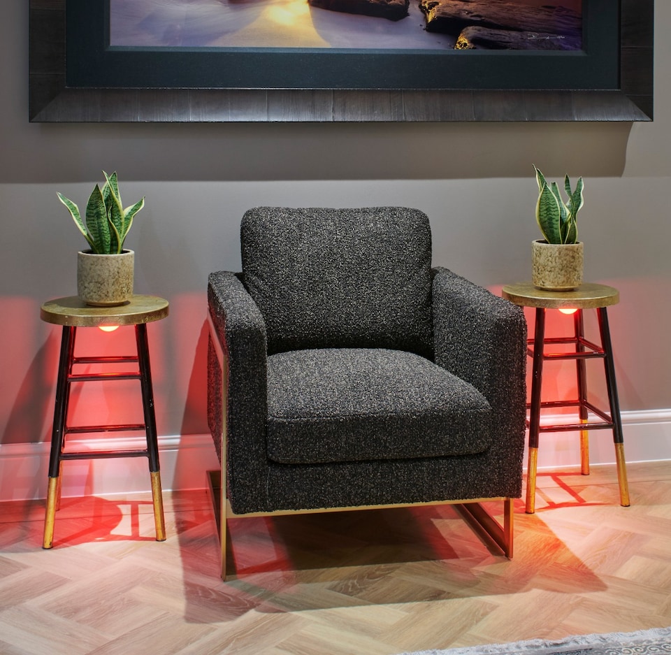 image 1 of Omniance Rechargeable Wireless LED Light with Remote | White