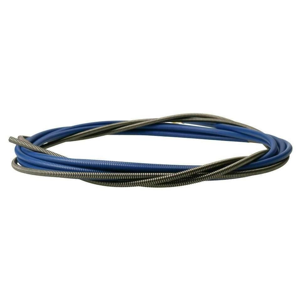 image 1 of P.C. Liner Wire 0.6 - 0.9mm x 4M Welding Blue Steel Plastic Coated MIG Torch