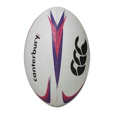 Canterbury Mentre Rugby Ball - White/Violet/Purple - 3 White