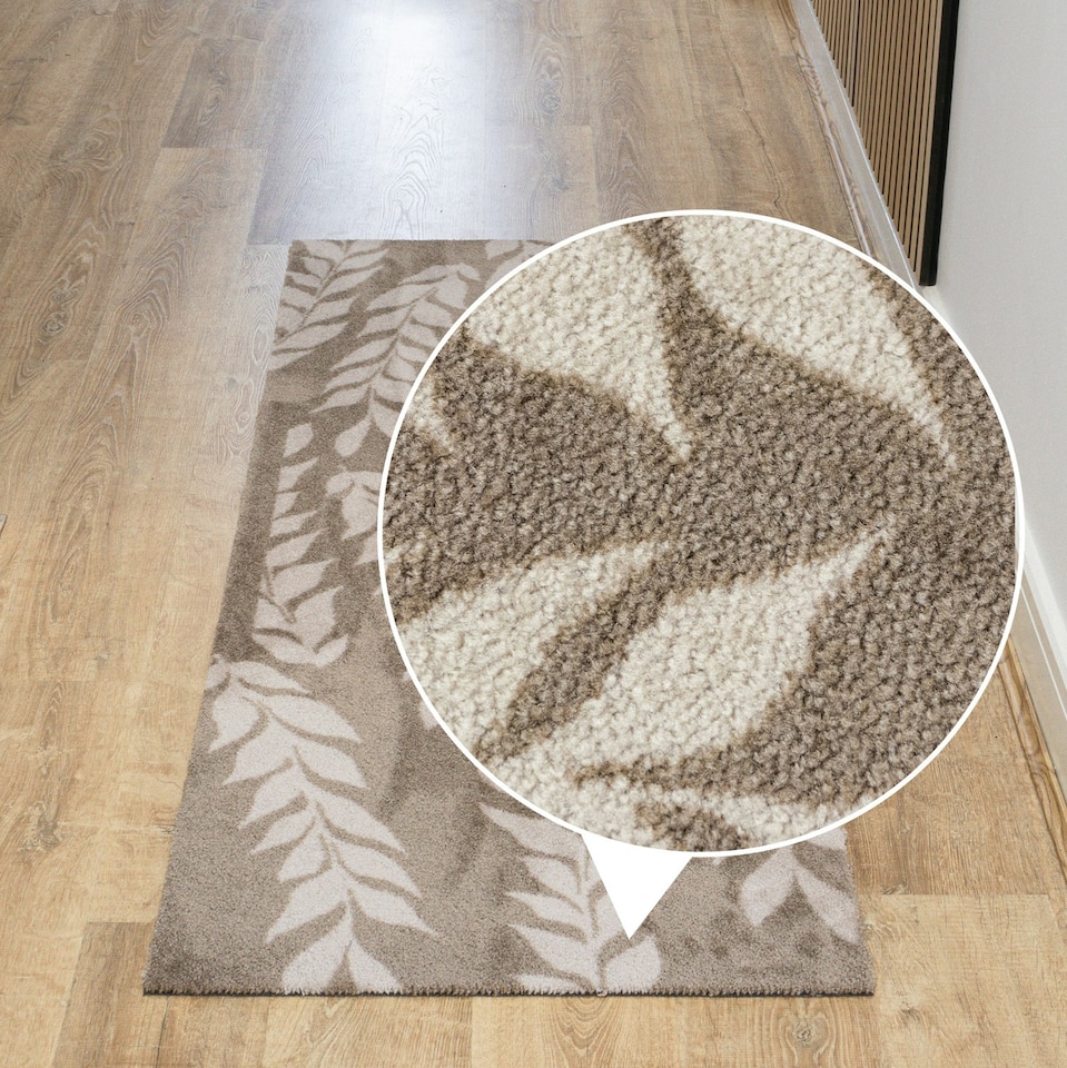 image 1 of JVL Mega Doormat and Runner - Leaves
