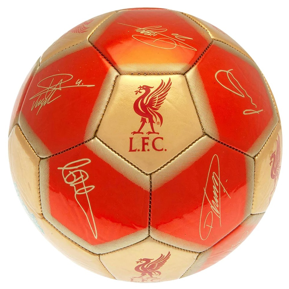 image 1 of Liverpool FC Signature 26 Panel Football - Red - 5 | Red
