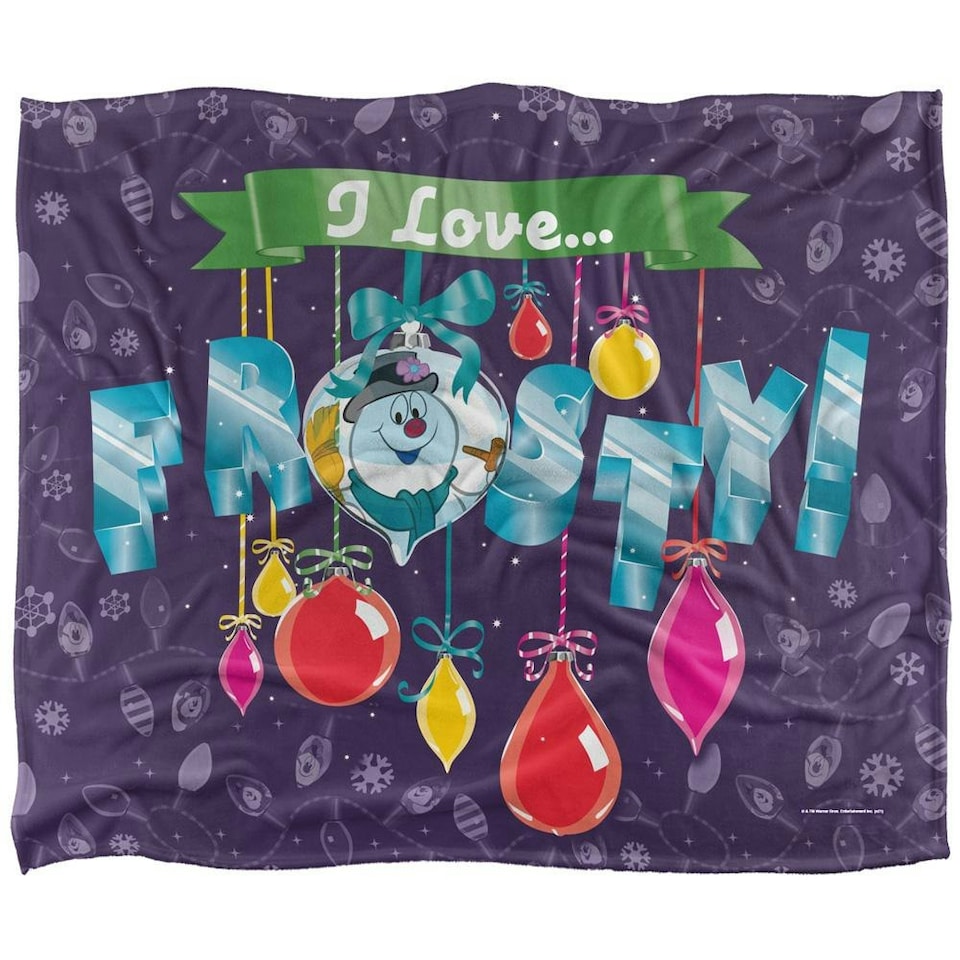 image 1 of Frosty The Snowman I Love Frosty Blanket - Multicoloured - One Size