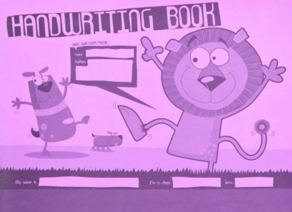 image 1 of Silvine Handwriting Book A5 - Purple Cover