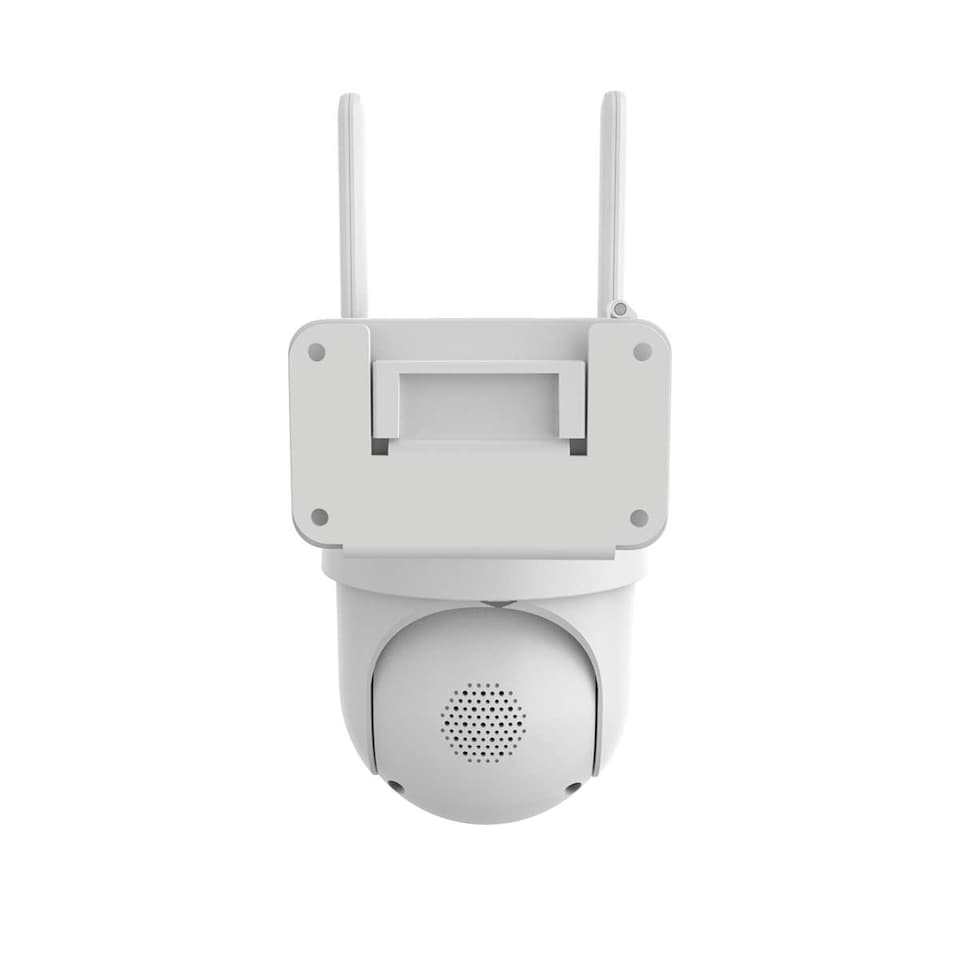 image 1 of Nedis Smart Outdoor Security Camera, 4K HD, Floodlight & Colour Night Vision, 355 Degree Pan & Tilt, Motion Detection, Auto-Tracking, AI Human Detection, 2-Way Audio - White