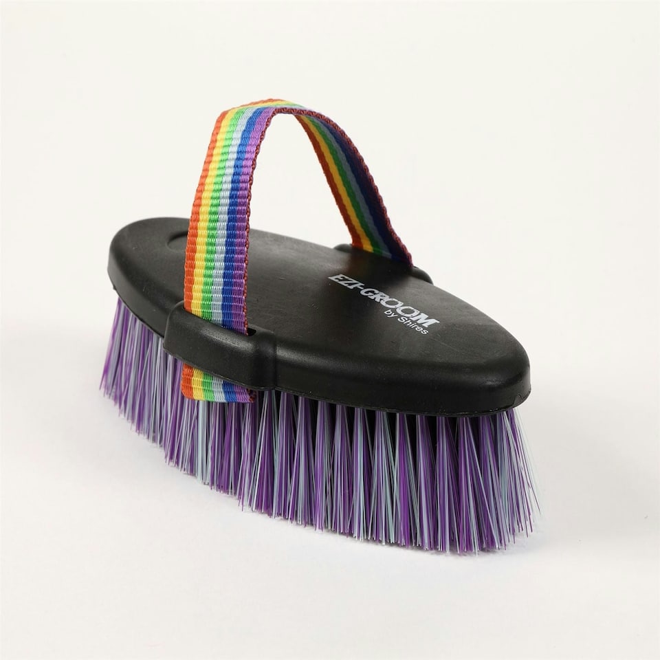 image 1 of Shires Ezi Groom Shape Up Body Brush Large Blue | Colour: Orange/Blue
Size: One Size