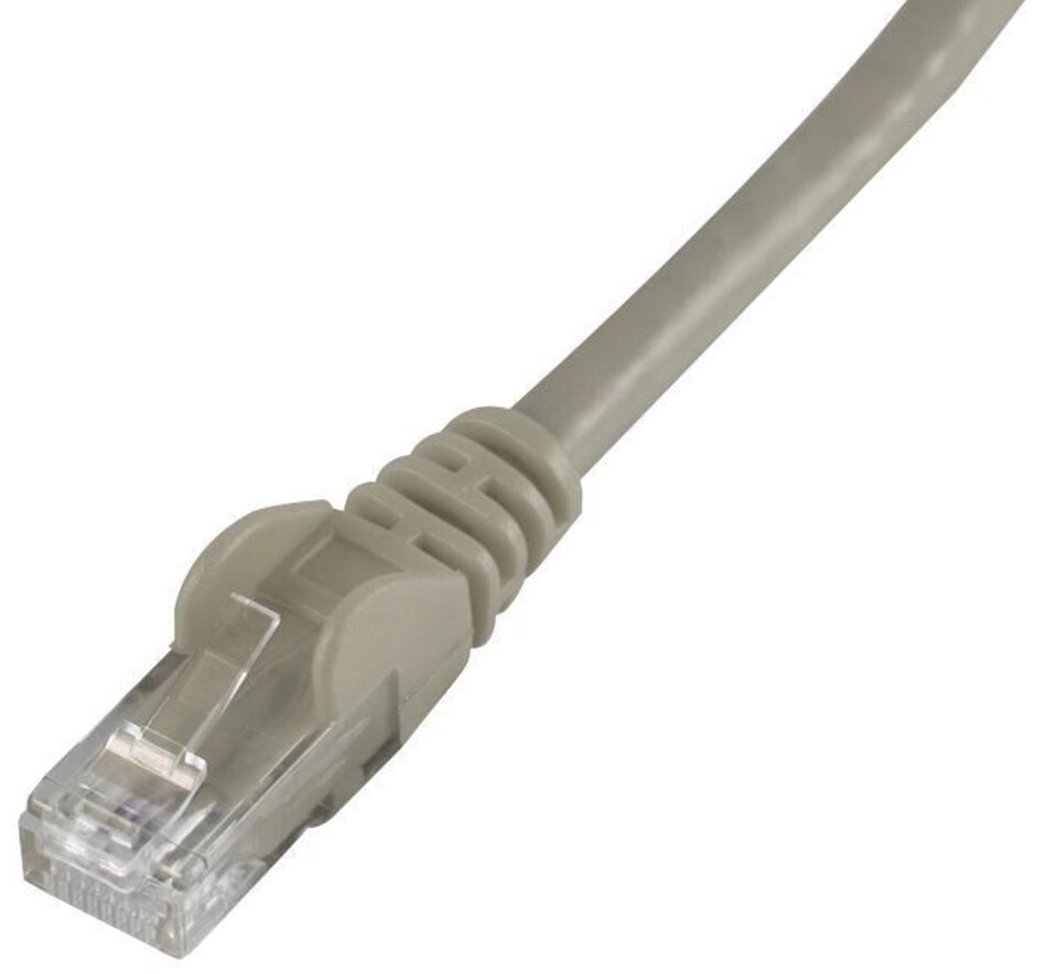 PRO SIGNAL - 0.5m Grey Cat6 Snagless UTP Ethernet Patch Lead
