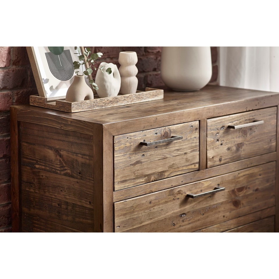 image 1 of Premium Legacy 3 + 2 Drawer Chest - Cashew