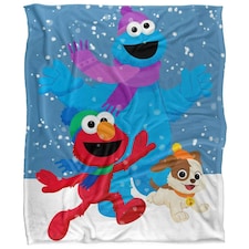 Sesame Street Furry Friends Snow Blanket - Multicoloured - One Size