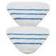 image 1 of SPARES2GO Washable Microfibre Cover Pads for Bush SMB1501 SMB1501UK Steam Cleaner Mop (Pack of 2)