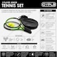 image 9 of 2 Player Junior Tennis Set with 23 Inch Aluminium Rackets, Balls & Carry Bag