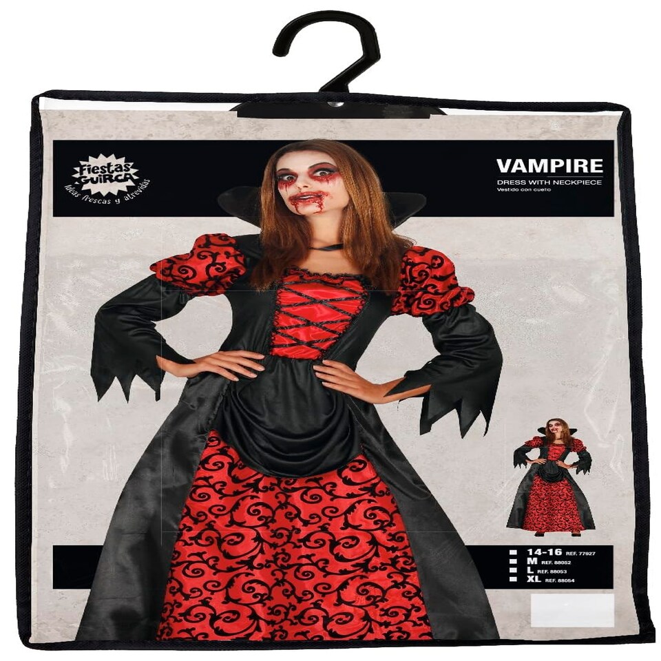 image 1 of Fancy Dress Adult Vampiress - M