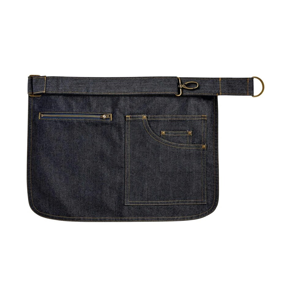 image 1 of Premier Unisex Adult Metro Hip Apron - Indigo Denim - One Size