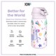 image 5 of Leak Proof Kids Water Bottle, Stainless Steel, 400ml (13oz) | Pink | Unicorn | One Size