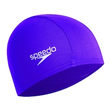 Speedo Unisex Adult Polyester Swim Cap - Blue - One Size