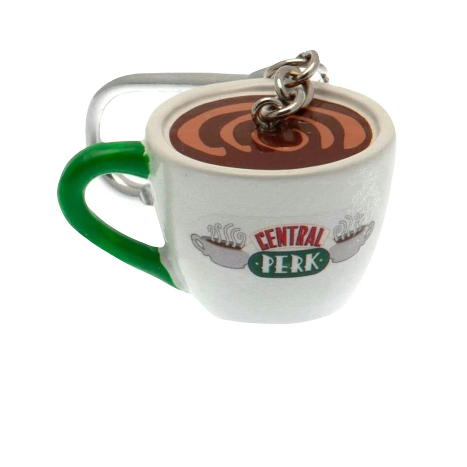 image 1 of Friends 3D Central Perk Keyring - White/Green - One Size