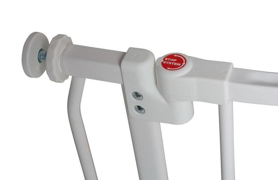 image 1 of Safetots Extra Tall Elite Safety Gate, 171cm - 180cm, Matt White, Extra Tall 96.8cm in Height, Pressure Fit Stair Gate, Baby Gate for Doors Hallways and Spaces, Safety Barrier, Easy Installation