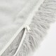 image 3 of OHS 2 x Fluffy Shaggy Soft Plush Cushion Covers, 45x45cm - Silver