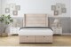 image 1 of Sloomy Sterling Sand Naples Ottoman Bed Base With 54" Wingback Headboard 3' Single | Cream | Sand | Single | 1