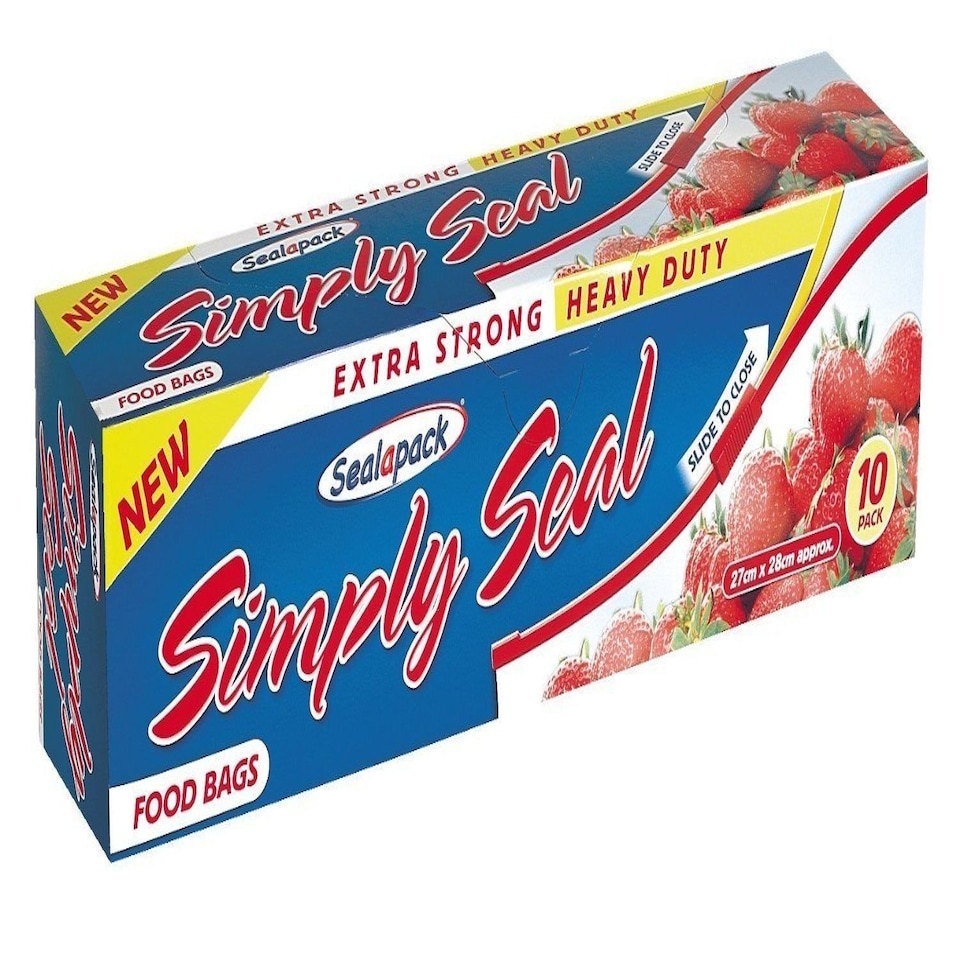 image 1 of Simply Seal Food Bags 15pk - 18cm x 20cm