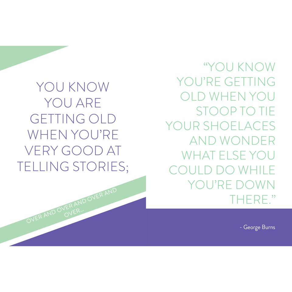 image 1 of 60 Aged To Perfection - Pocket Age Gift Book