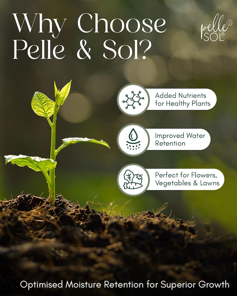 image 1 of Pelle & Sol 60L Multi Purpose Compost Peat Free Potting Soil