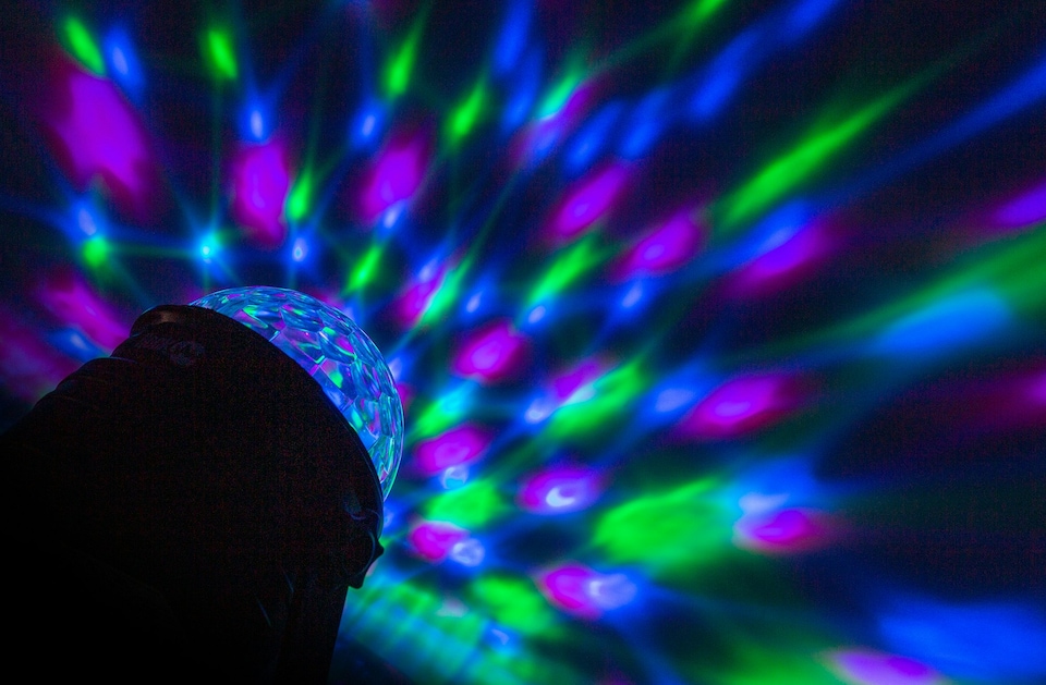 image 1 of RockJam Rechargeable Disco Light with Remote Control