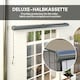 image 4 of Outsunny 4x3(m) Full Cassette Electric Awning, Aluminium Frame Grey | Light Grey