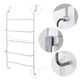 image 4 of House of Home Towel Rail Over Door 5 Tier Clothes Airer Rack Hanger Holder Bathroom Storage
