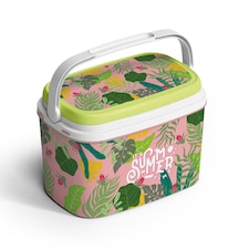6L Cooler Box for Camping & Beach | Pink | 1