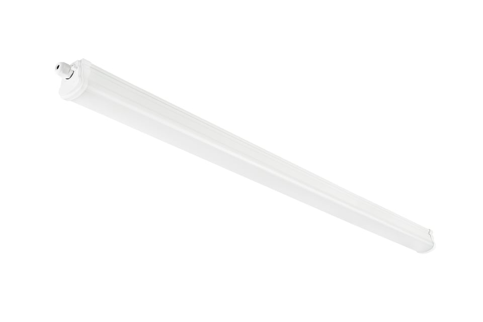 image 1 of Nordlux Oakland Indoor Batten Light Fitting White Plastic Intergrated LED  25,000hrs - Mains Powered, IP65
