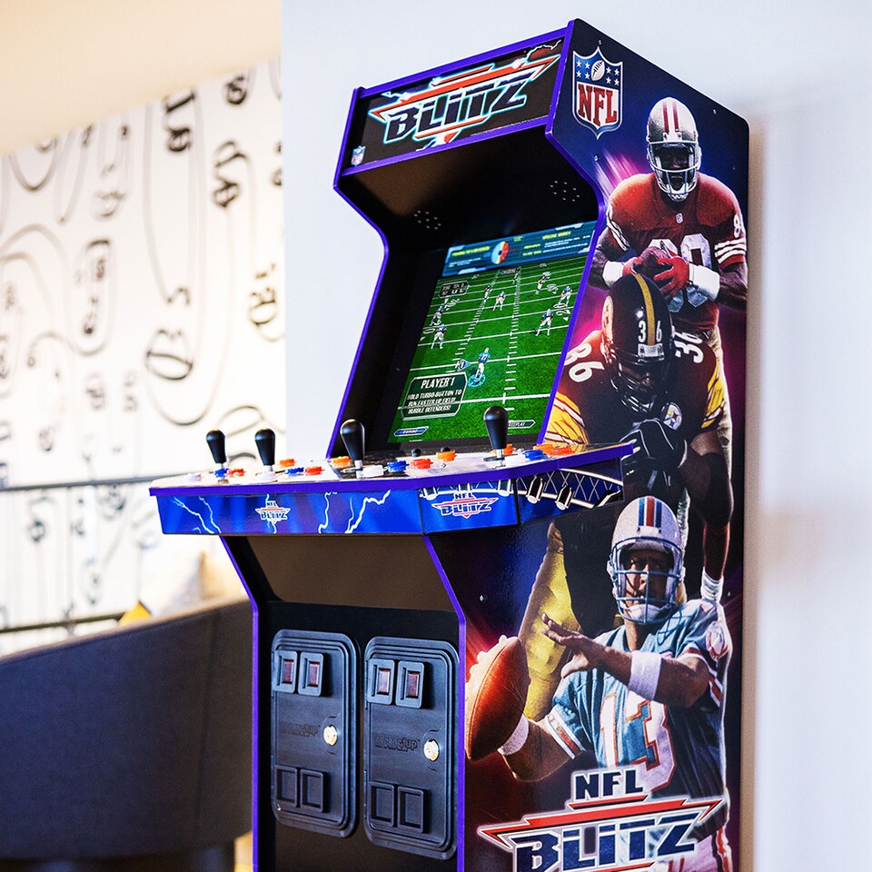 image 1 of Arcade 1Up - NFL Blitz 3-in-1 Wifi Enabled Arcade Machine | Multi | XL