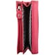 image 3 of Leather Magnetic Flap Inside Pockets Panelled Purse Money Holder | Pink | Watermelon