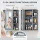 image 9 of COSTWAY Bathroom Medicine Cabinet with Mirror Adjustable Shelves