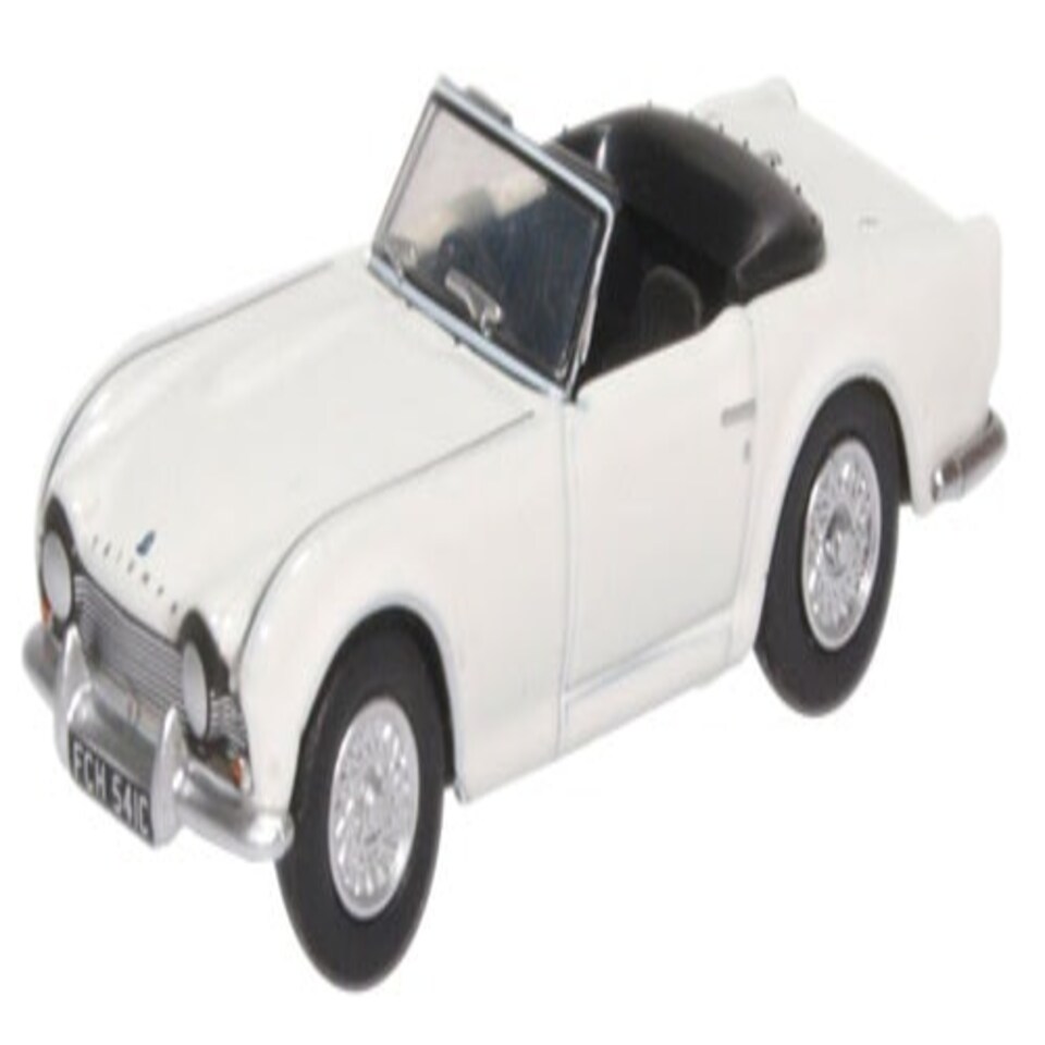 Oxford Diecast Triumph TR4 New White