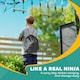 image 6 of AIYAPLAY Obstacle Course for Kid with 10 Piece Slackline Kit, Green