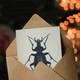 image 3 of Beetle Drawing Vintage Style Creepy Crawly Birthday Card